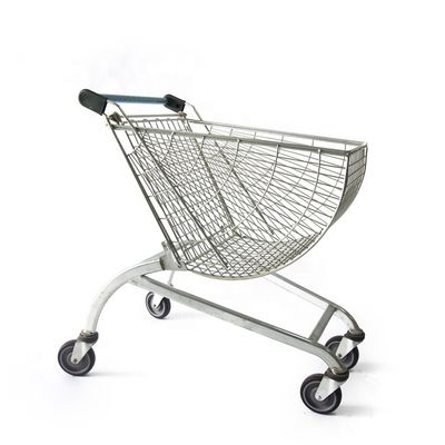 qualité  Custom Korean round fshion style round shopping cart Shunhong shopping cart escalator shopping trolleys for supermarket usine